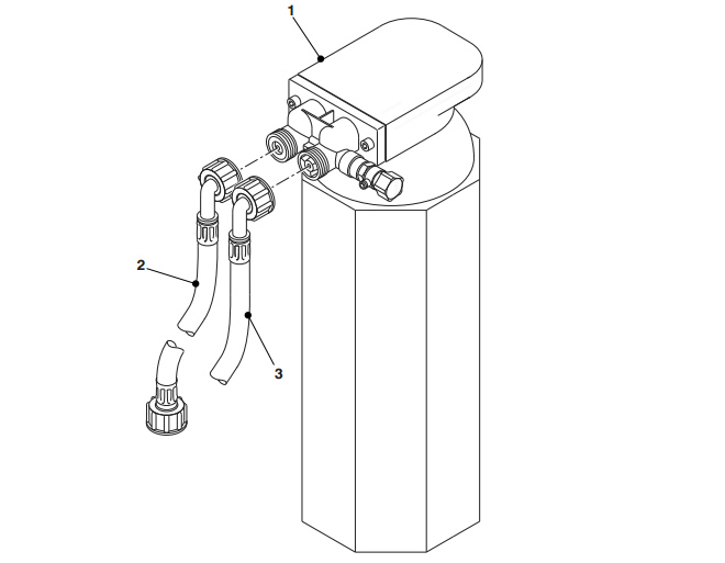 Water Filter Assembly - Brita Aquaquell